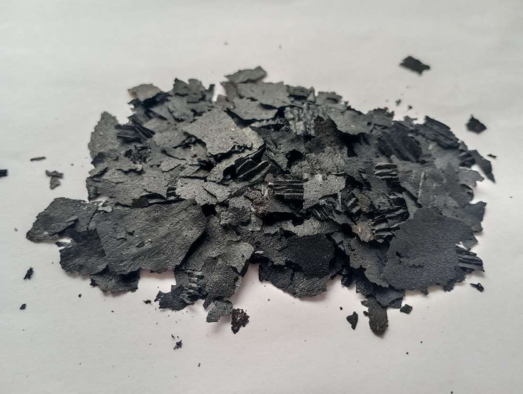 Черные хлопья с углем Aqua Crystal