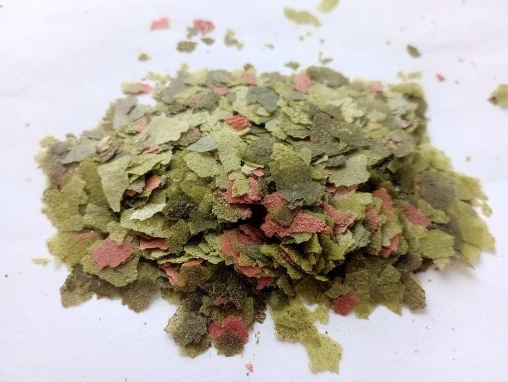 Хлопья для растительноядных рыб Aqua Crystal